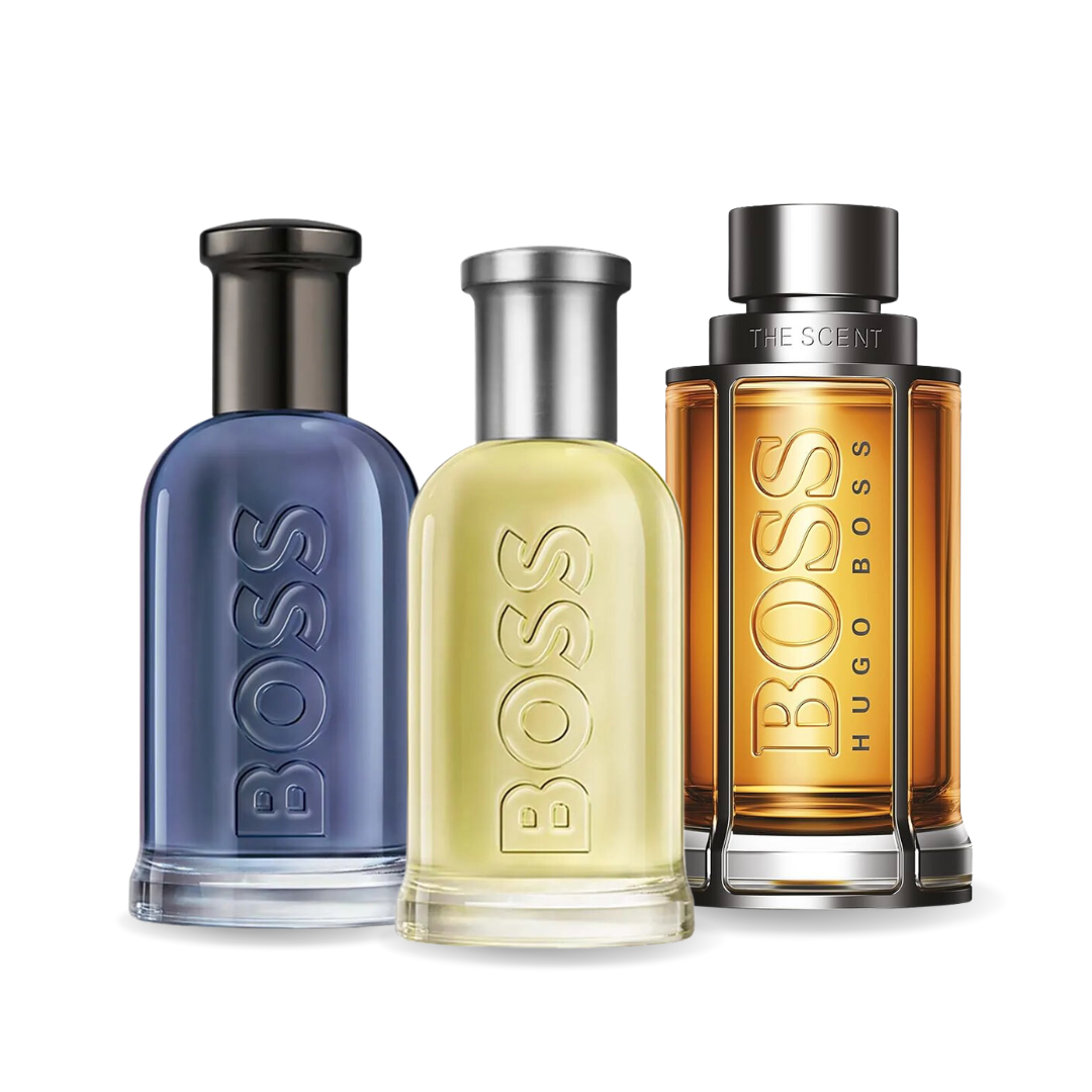 Promóciós csomag 3 parfüm: BOSS BOTTLED, BOSS THE SCENT és BOSS BOTTLED INFINITE 100 ml.